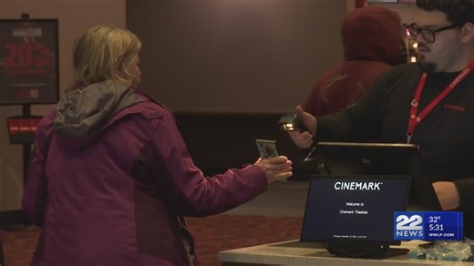 Families flock to Cinemark West Springfield on Christmas Day