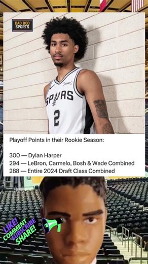 Dylan Harper is the best rookie we’ve seen in a LONG time