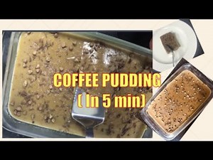 Coffee Pudding | Coffee Dessert | Only 4 Ingredients in 5 Minutes