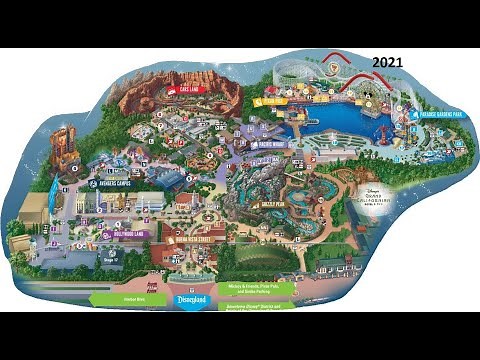💥Disney California Adventure Maps Over the Years #6 DCA💥