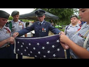 American Flag Retirement Ceremony At Lowe’s
