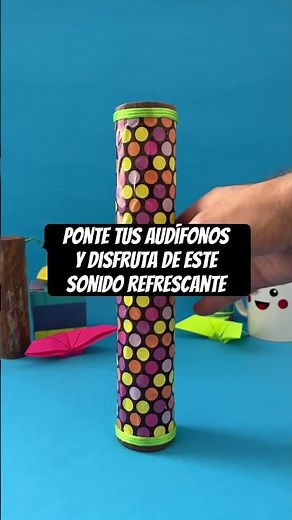 Sonido refrescante para esta ola de calor 🥵 - Palo de lluvia casero #manualidades