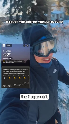 Marvin Salazar | If this polar vortex run doesn’t build character, at least it builds a strong grip on my coffee. 😬🥶🤣 This morning I ran a half marathon in... | Instagram