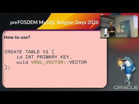 Innovating in MySQL with Extensions (Tomas Ulin & Dominic Preuss, VillageSQL)