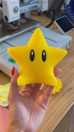 💛✨🌟💫 #diy #3dprinterupgrade #3dimpression #bambulab #star #mariobros #mario