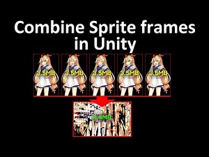 Combine Sprite frames in Unity