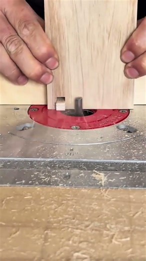 “Router bit cuts mortise—hidden joinery craft revealed in flawless precision notch…”