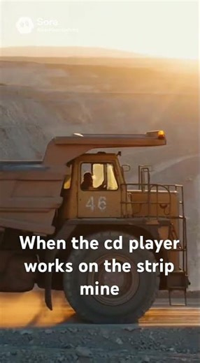 When the cd player works on the strip mine