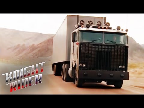 Garthe Uses Goliath To Steal Missiles | Knight Rider