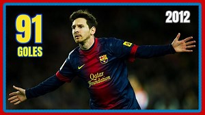MESSI: El Récord de 91 Goles en un año natural (2012)