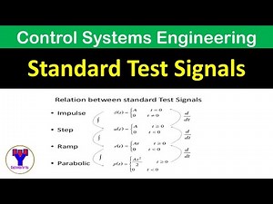 Standard test signals in Control System