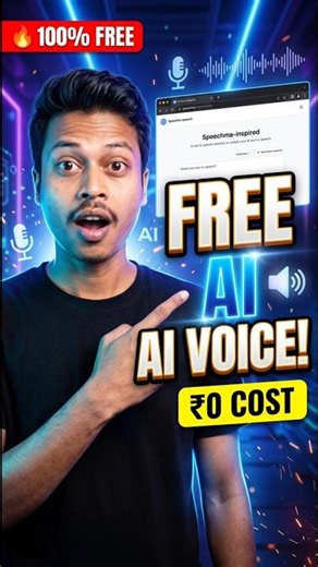 🔥 FREE AI Voice Generator | Human-Like Voice in Seconds (₹0 Cost)