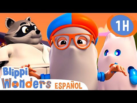 Blippi Pide Dulce o Truco con Sus Amigos en Halloween | Blippi Wonders | Caricaturas para niños