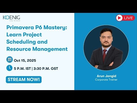 Primavera P6 Mastery: Learn Project Scheduling and Resource Management