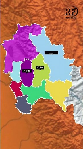 Himachal Pradesh Divisions & Districts 📍 | Complete List | HP GK #facts @rohitfacts65