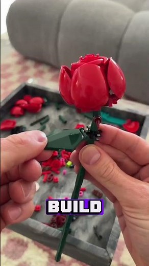 Building a Timeless Lego Rose Bouquet: From Bud to Vase