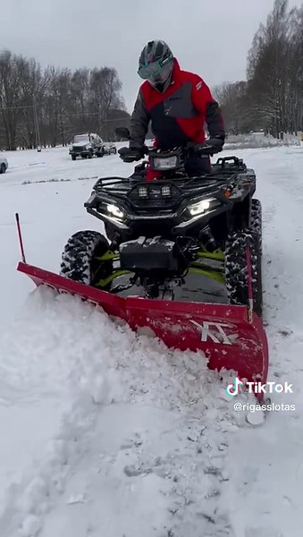 Snowplowing with a BOSS ATV: Path Clearing Techniques