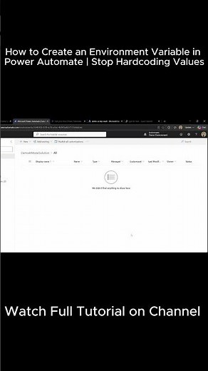 How to Create an Environment Variable in Power Automate | Stop Hardcoding Values