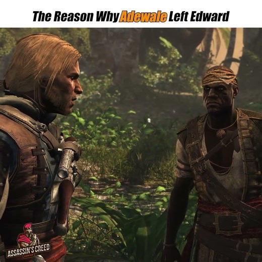 The Real Reason Adewale Left Edward... #assassincreedblackflag #gaming