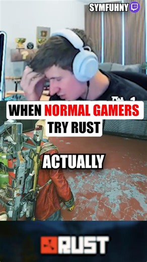 When normal gamers try Rust 💀