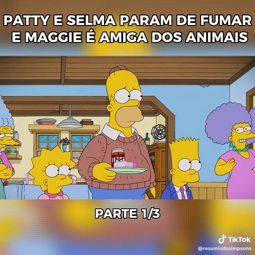 Selma e Patty param de fumar em episódio dos Simpsons