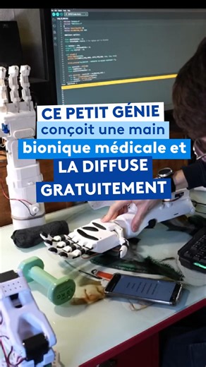 France 3 Nouvelle-Aquitaine | 🧬 Grâce à l'invention d'une main bionique à bas coût, Firmin Forney a décroché le premier prix du concours « Innovez 2025, organisé par... | Instagram