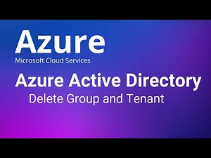 Azure Active Directory - How to Delete User and Tenant