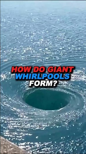 How Giant Ocean Whirlpools Form #ocean #science #whirlpool