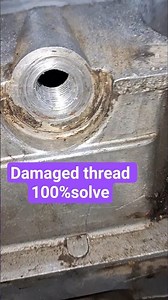How to Repair Stripped Oil Bolt Threads! 🛠️💎 #MonisTurner #Shorts