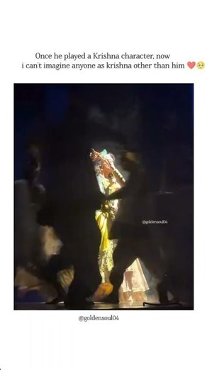 No can beat his Krishn role ❤️ #goldensoul #shorts #viralvideos