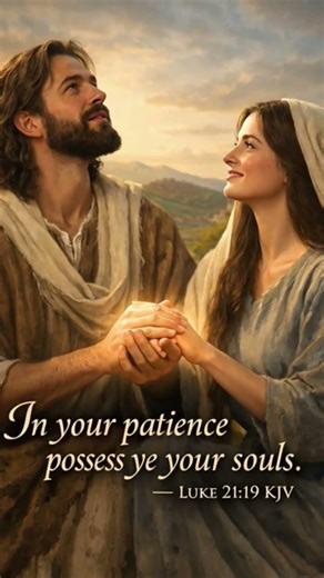 In your patience possess ye your souls. — Luke 21:19 KJV