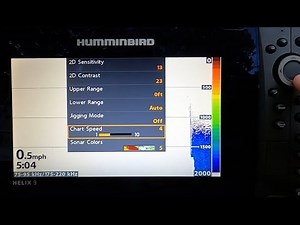 Fish Finder Settings for Vertical Jigging Kayak Fishing