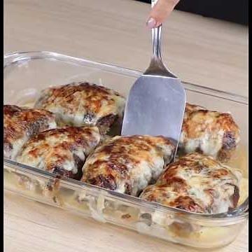 Juicy and easy-to-prepare meat rolls.
