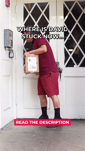 David Gets Stuck In Revolving #Shorts