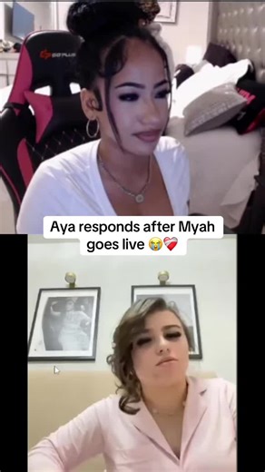 Aya's Heartfelt Response to Myah's Live Stream