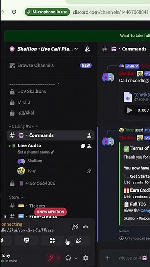 Use Skallion to call REAL people in discord!#prankcall #discord #code #coding