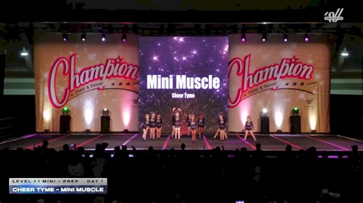 Cheer Tyme - Mini Muscle [2025 L1.1 Mini - PREP Day 1] 2025 Champion Cheer and Dance Grand Nationals