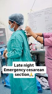 Always at the service of my patients ❤️ Late-night Emergency call. Rushed to the hospital for a C-section. Because babies don’t wait… and neither do we. #EmergencyCSection #SafeDelivery #obstetrics #ladygynaecologist | Sonali Biswas