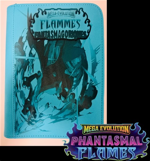 Pokémon Phantasmal Flames Master Set Binder – 9 Pocket / 12 Pocket Zip Album | Pokémon Card Binder for Complete Set Collection - Toploader - Etsy
