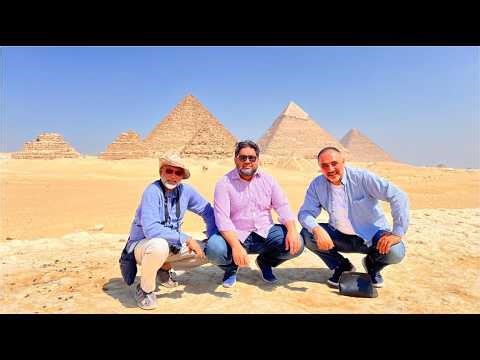 মিশরের পিরামিড 🇪🇬 Pyramid & Sphinx Tour || Amazing Cairo Seafood Dinner. Cairo, Egypt vlog #4
