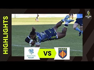 Paolo Odogwu DOUBLE | Benetton Rugby v USAP | EPCR Challenge Cup Extended Highlights