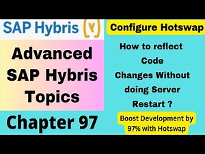 hybris code change without server restart | HotSwap Installation for SAP Commerce Cloud hybris