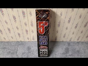 Fireworks Demo (Canister Shells) - 5" Nishiki Super Cans (Heavyweight) - *RECOMMENDED ITEM*