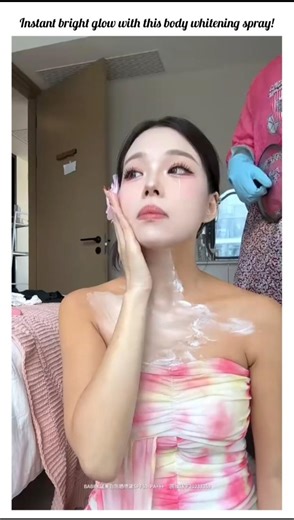 Full Body Whitening Spray | Instant Bright Skin Glow ✨ #shorts #makeup