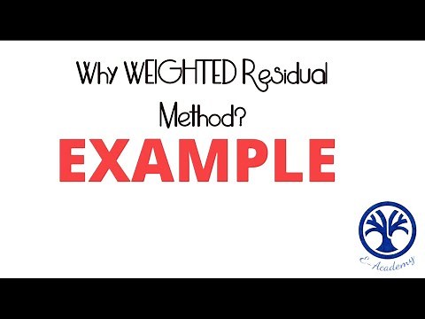 Why Weighted Residual Method in FEM? | Solved Example