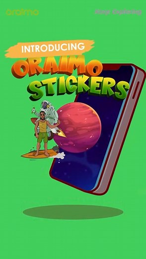 Introducing Oraimo Stickers, you can download your favourite brands stickers and use them to spice up your chats. | oraimo