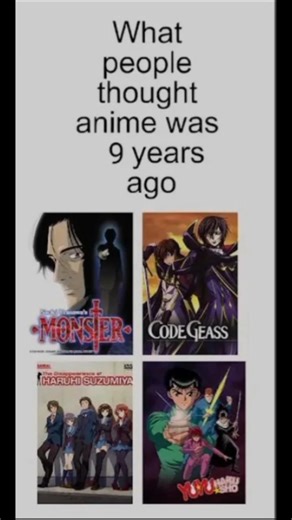 Anime 9 Years Ago