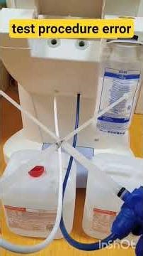 When the T1 test does not complete and gives an error, how should the problem be solved? #dialysis