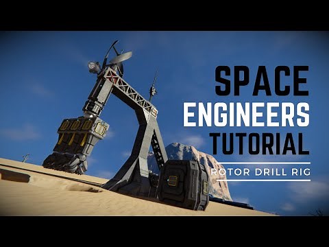 How To Build a Rotor Drill in Space Engineers
