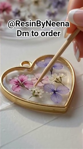 How to Make Resin Necklace at Home | DIY Resin Jewelry Tutorial ||@ResinByNeena